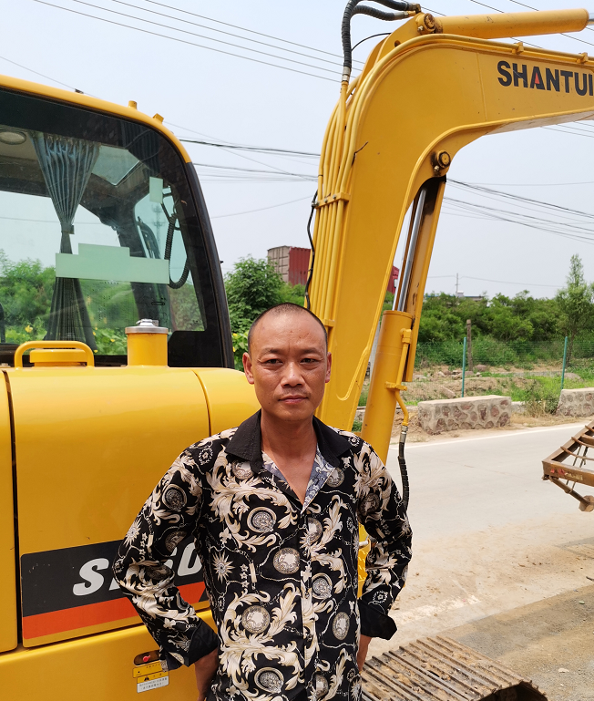 白老板購入的山推60挖機